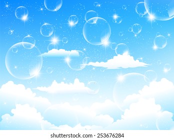 Sky clouds background