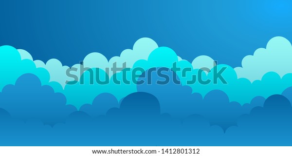 Sky Clouds Background Can Use Poster Stock Vector (Royalty Free ...