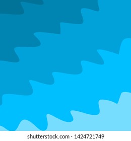 Sky and clouds. Cartoon cloudy background. Heaven scene with blue sky and white cloud. Vector template illustration 