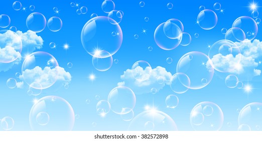 Sky clouds landscape background