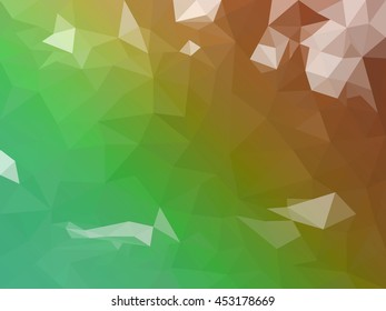 The sky with clouds low poly background