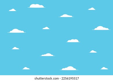 sky with clouds and stars vector illustration background texture