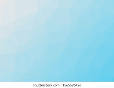 Sky Color Abstract trianglify Generative Art background illustration