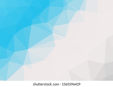Sky Color Abstract trianglify Generative Art background illustration