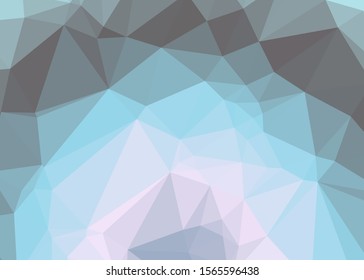 Sky Color Abstract trianglify Generative Art background illustration