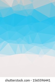 Sky Color Abstract trianglify Generative Art background illustration