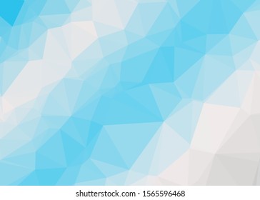 Sky Color Abstract trianglify Generative Art background illustration