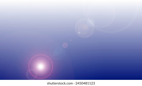 efecto de destello de lente de Fondo de pantalla degradado azul de color celeste. Fondo de Fondo de pantalla Para aplicaciones de Web y móviles, infografía de negocios y redes sociales, decoración moderna, ilustración artística y diseño de Plantilla. 
