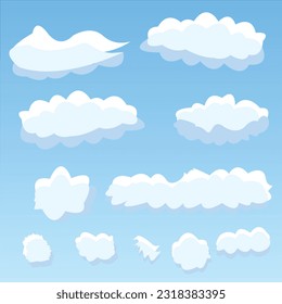Sky different all set white color 