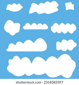 Sky different all set white color 
