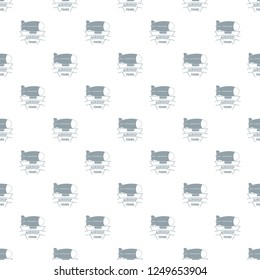 Sky dirigible pattern vector seamless repeat for any web design