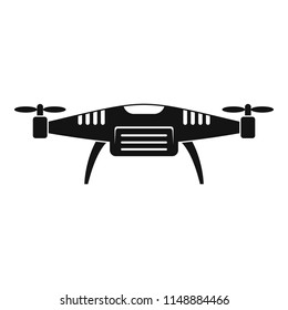 Sky drone icon. Simple illustration of sky drone vector icon for web design isolated on white background