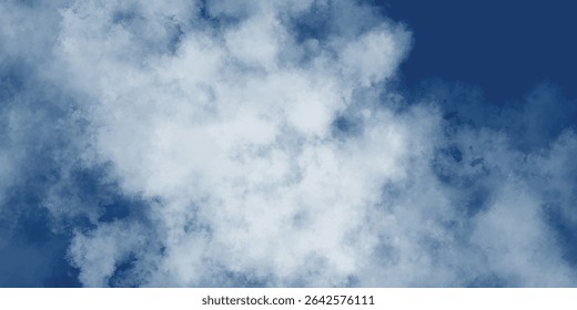 Um céu cheio de formações de nuvens graciosas, misturando-se no horizonte em uma harmonia suave e pacífica


