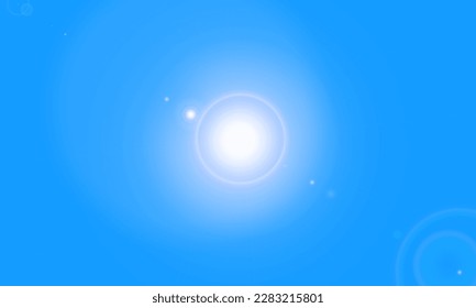 Sky and flare background material