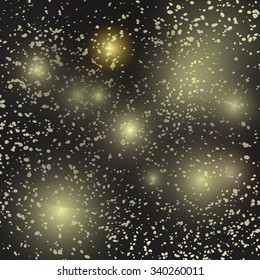Sky full of stars. Vector illustration