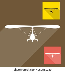Sky Glider Silhouette