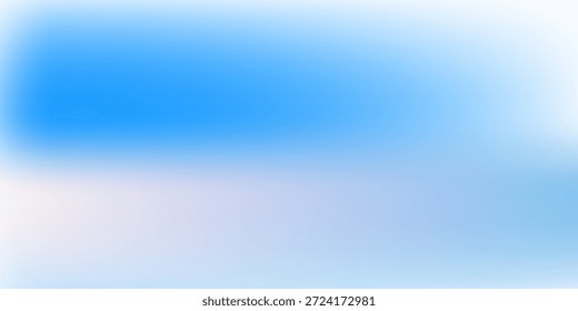 Degradado del cielo en transición de fondo azul claro a fondo azul profundo
