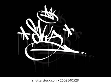 SKY graffiti tag style design