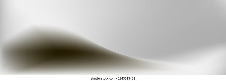 Sky Gray Liquid Weather Bekleidung unscharfe Tapete. Monochrom Rauch Smog Silver Gradient Mesh. Metal Curve glattes Wasser, pastellfarbener Hintergrund. Weiße Wavy Light Flow Cloud Fluid unscharfe Textur.
