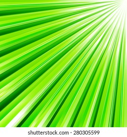 Sky green sunburst background. Vector illustration.