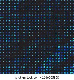 Sky Halftone Ink. Indigo Abstract Backdrop. Cobalt Vector Paper. Blue Dots Monochrome. Navy Circle Digital. Azure Gradient Background. Grunge Brush. Geometric Grid.