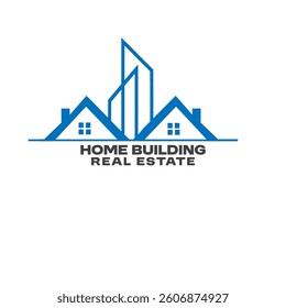 the sky house logo design vector, Real Estate Houses house logo Building Logos business,concept inspirations Template Element white Background


