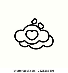 sky icon, isolated icon in light background, perfect for website, blog, logo, graphic design, social media, UI, mobile app