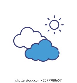 Sky Icon for Ramadan and Eid Sighting of the Crescent Moon