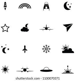 sky icon set