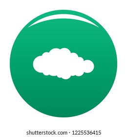 Sky icon. Simple illustration of sky vector icon for any design green