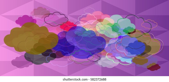 sky icon vector