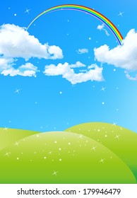 Sky landscape background