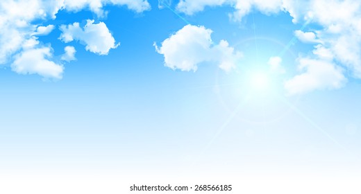 Sky landscape background