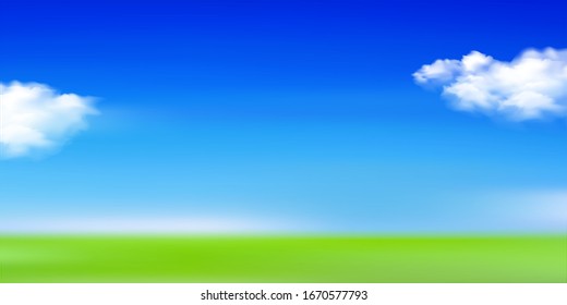 Sky landscape summer background green