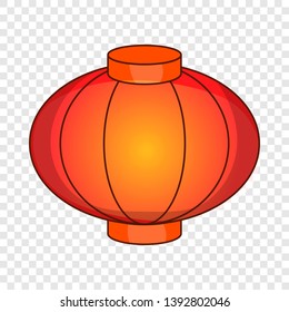 Sky lantern icon. Cartoon illustration of lantern vector icon for web design