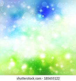 Sky light landscape