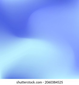 Sky Liquid Dark Indigo Vibrant Gradient Background. Color Curve Ocean Wavy Vivid Swirl Gradient Mesh. Cold Pastel Bright Blue Light Design Pic. Colorful Blurred Fluid Dynamic Water Background.