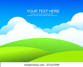 sky, meadow, background for text