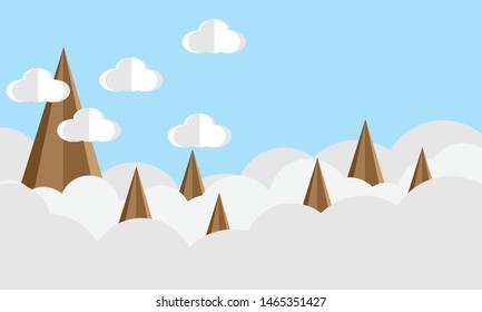 Sky and mountain background images for use
