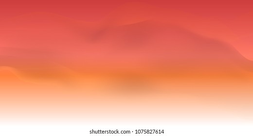 Sky Nature Landscape Background, vector illustration