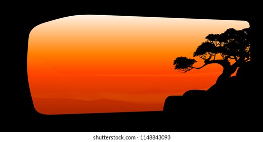 Sky Nature Landscape Background, vector of realistic sky for web. Seasonal background illustration.
