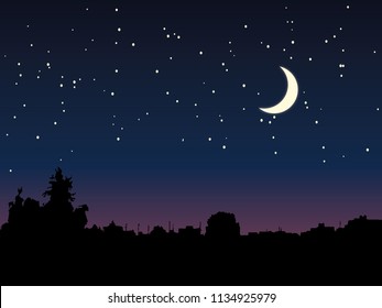 Sky at night