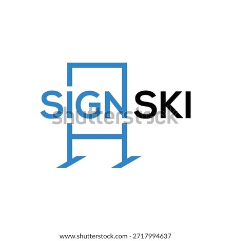 sky noticeboard logo design element vector template