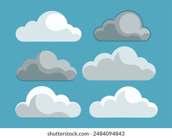 The sky offers a wide variety of cloud formations to admire