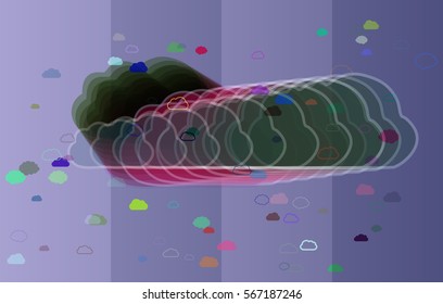 sky pattern vector