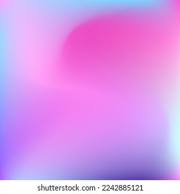 Sky Pink Light Wavy Design Pic. Unscharfer, kalter, flüssiger Farbverlauf-Hintergrund. Neon Vivid farbenfrohe dynamische Tapete. Fluid Curve Multi-Farbe helle Pastellfarben Schwirl Gradient Mesh.