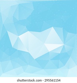 sky polygonal vector background