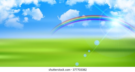 Sky prairie landscape background