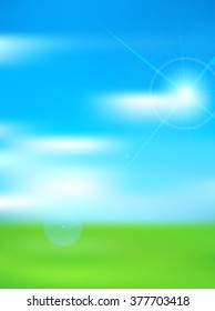 Sky prairie landscape background