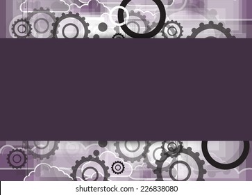 Sky save technology concept. Virtual power of business concept